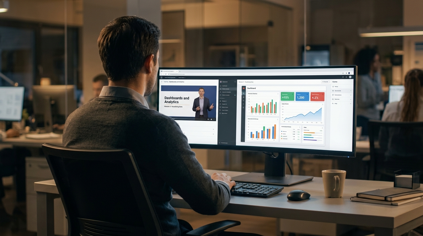Data analyst training on MAINTEX dashboards
