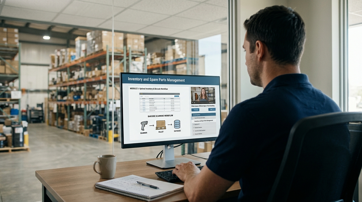 Manager learning work orders management