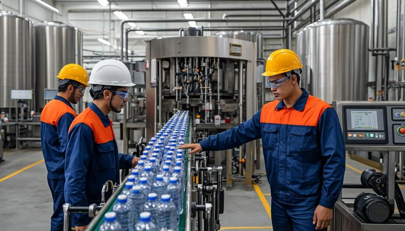Équipe MAINTEX en usine